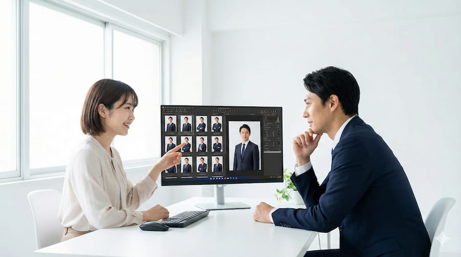 レタッチのイメージ